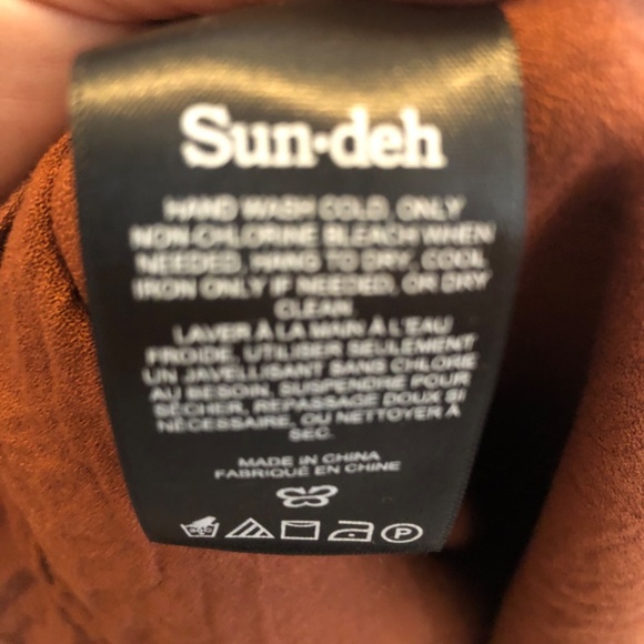 SUN DEH cotton dress, - size small new or like new - Picture 6 of 6